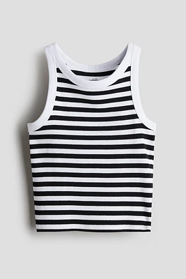 Ribbed Cotton Tank Top