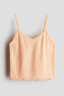 Ribbed Jersey Camisole Top