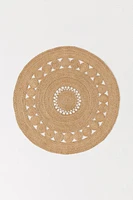 Round Jute Floor Mat