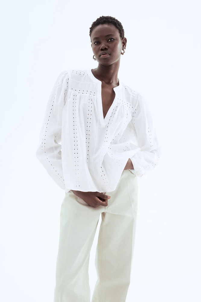 Blouse en broderie de coton