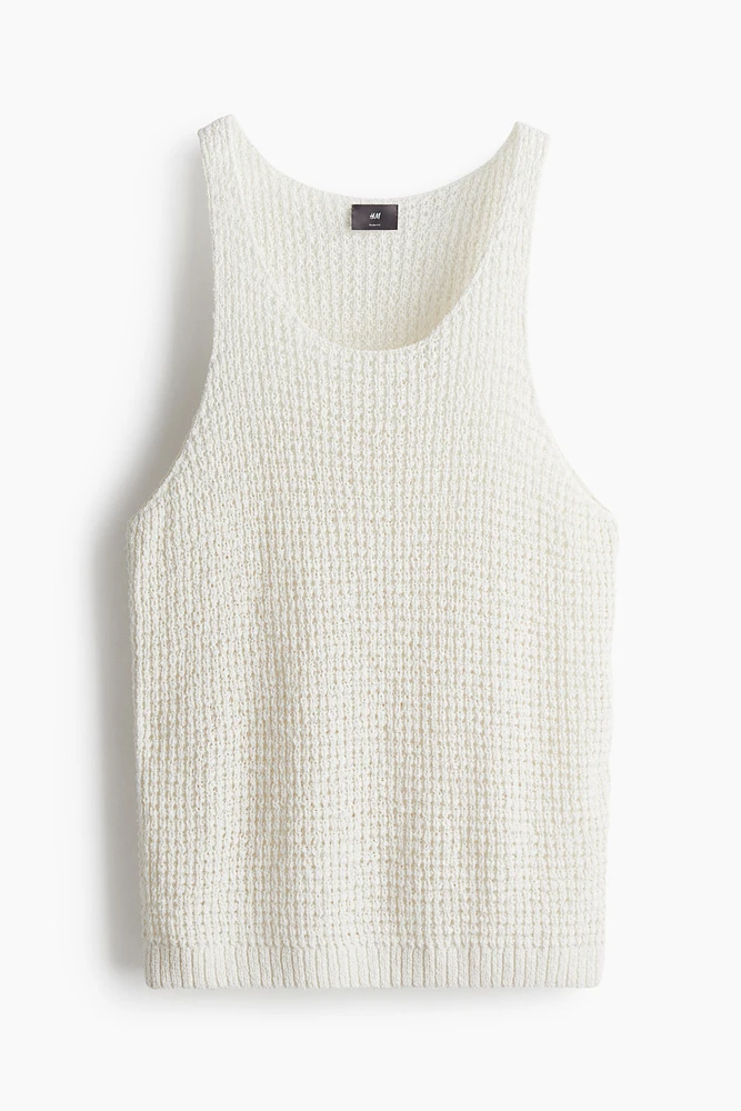 Slim Fit Knit Tank Top