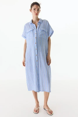MAMA Muslin Shirt Dress