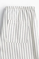 Pantalon en denim avec cordon de serrage