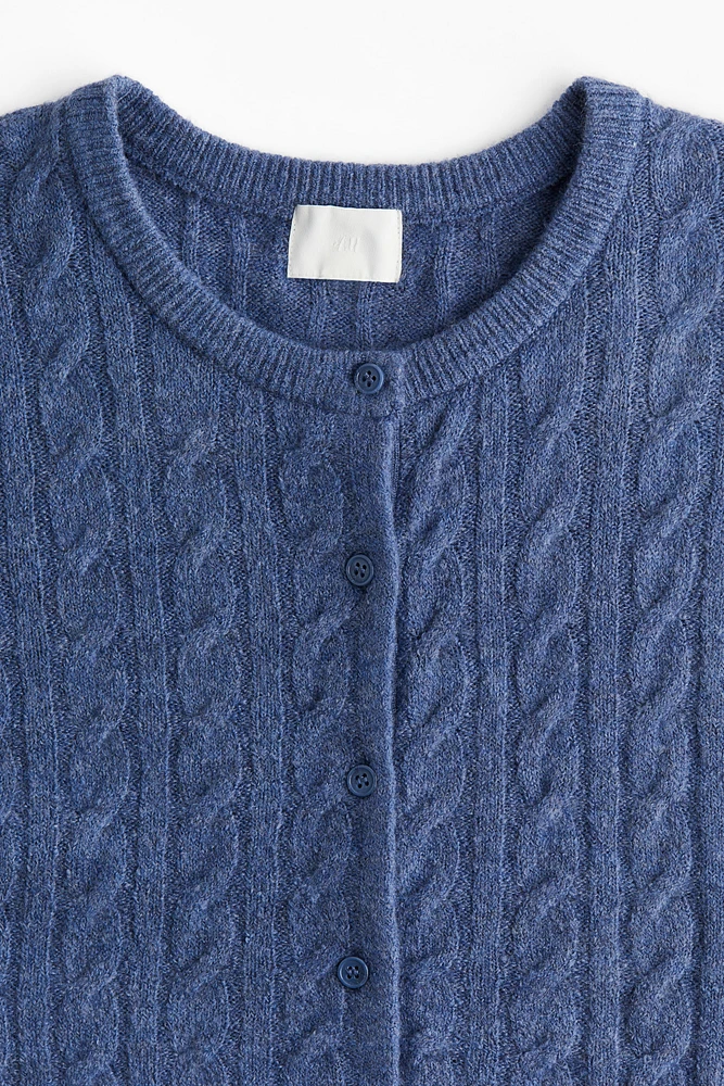 Cable-Knit Cardigan