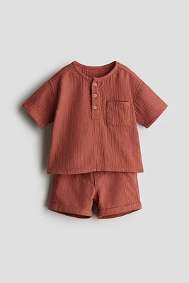 2-piece cotton muslin set