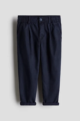 Loose-Fit Tapered Twill Chinos