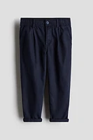 Loose-Fit Tapered Twill Chinos