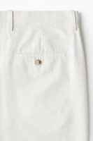 Short coutil classique en lyocell mélangé