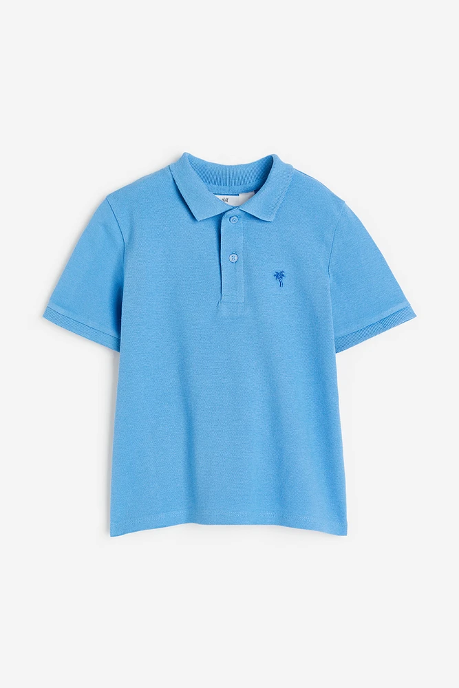 Cotton Pique Polo Shirt