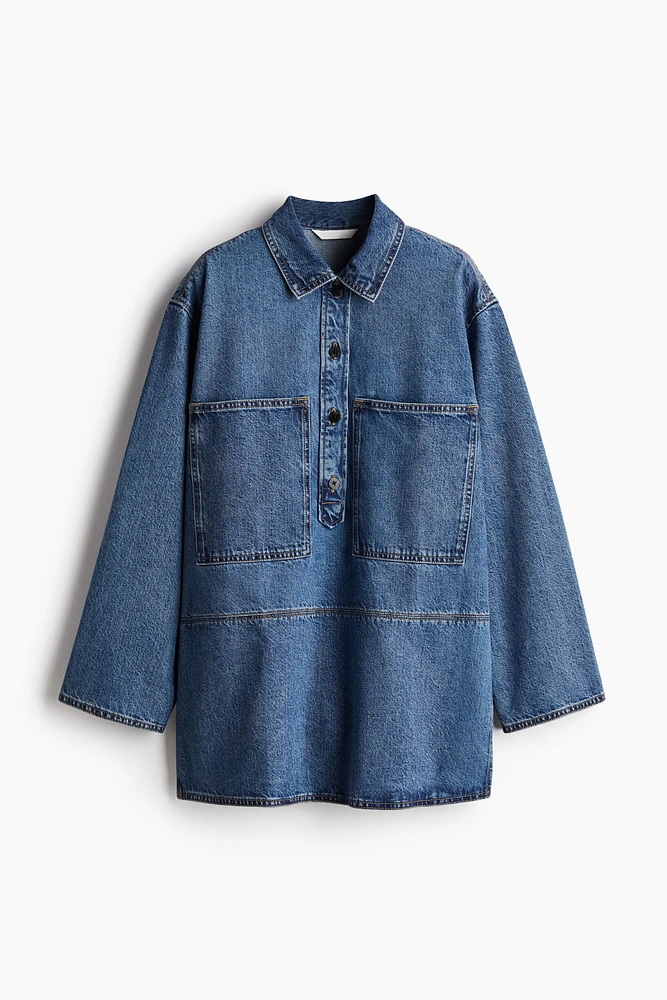 Long Denim Shirt