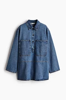 Long Denim Shirt