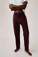 Relaxed Fit Poplin Pants