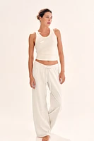Cotton-Blend Pants