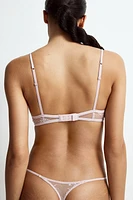 Non-padded Underwire Lace Bra