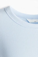 MAMA Ribbed Jersey Top