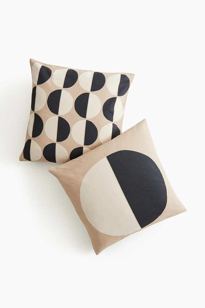 2-pack Cotton Cushion Covers