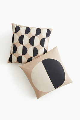 2-pack Cotton Cushion Covers