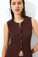 Textured Jersey Vest