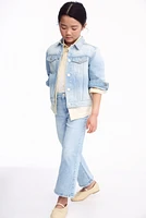 Cropped Flared Leg Jeans