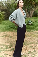 Wide-leg Dress Pants