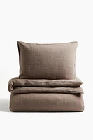 Muslin Twin Duvet Cover Set