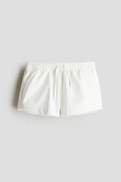 Linen-Blend Shorts
