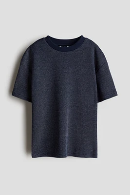 Textured-Knit T-shirt