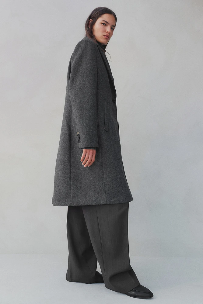 Coat with Shoulder Pads