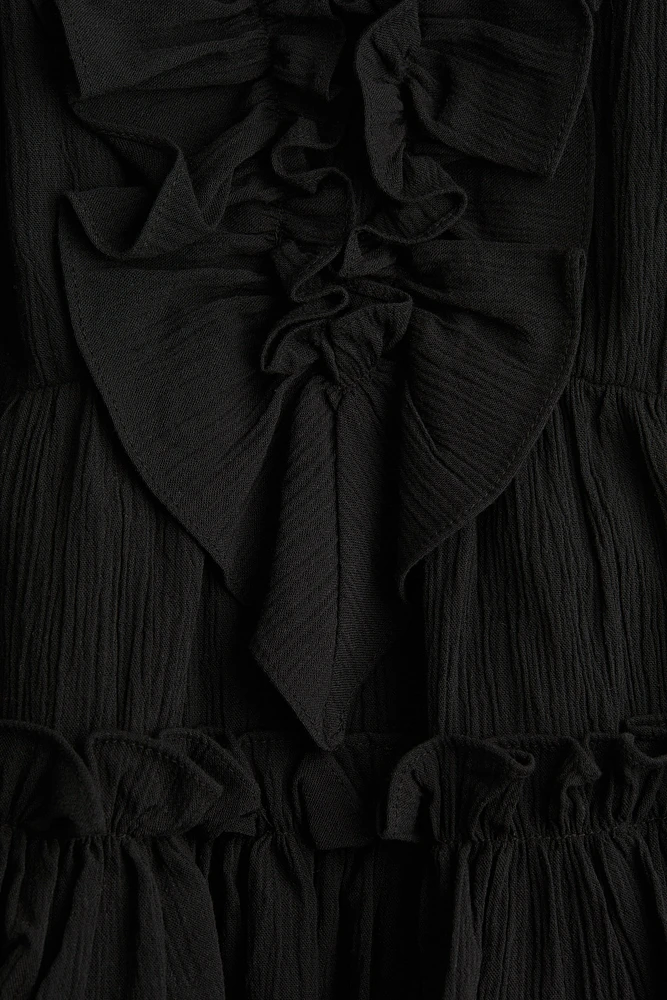 Ruffle-Trimmed Dress