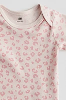 Maillot imprimé à encolure américaine