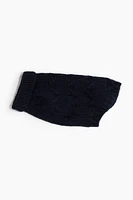 Cable-knit Dog Sweater