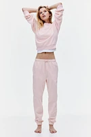 Pantalon jogging taille haute