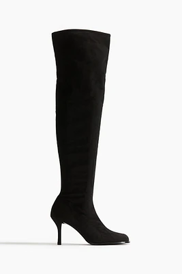 Over-the-Knee Sock Boots