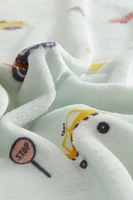 Patterned Fleece Throw