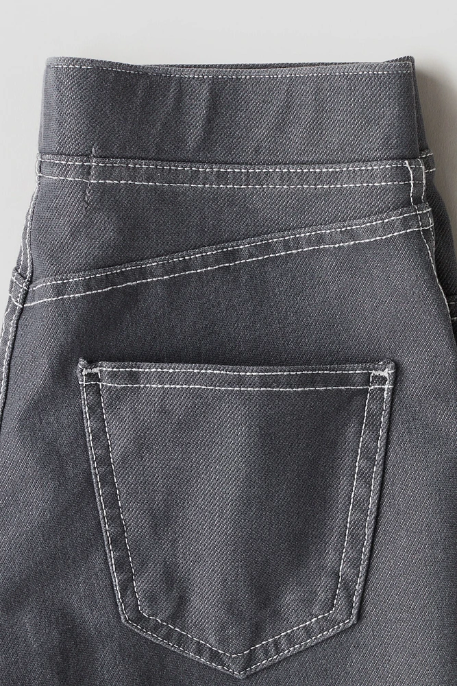 Denim-look Jersey Shorts