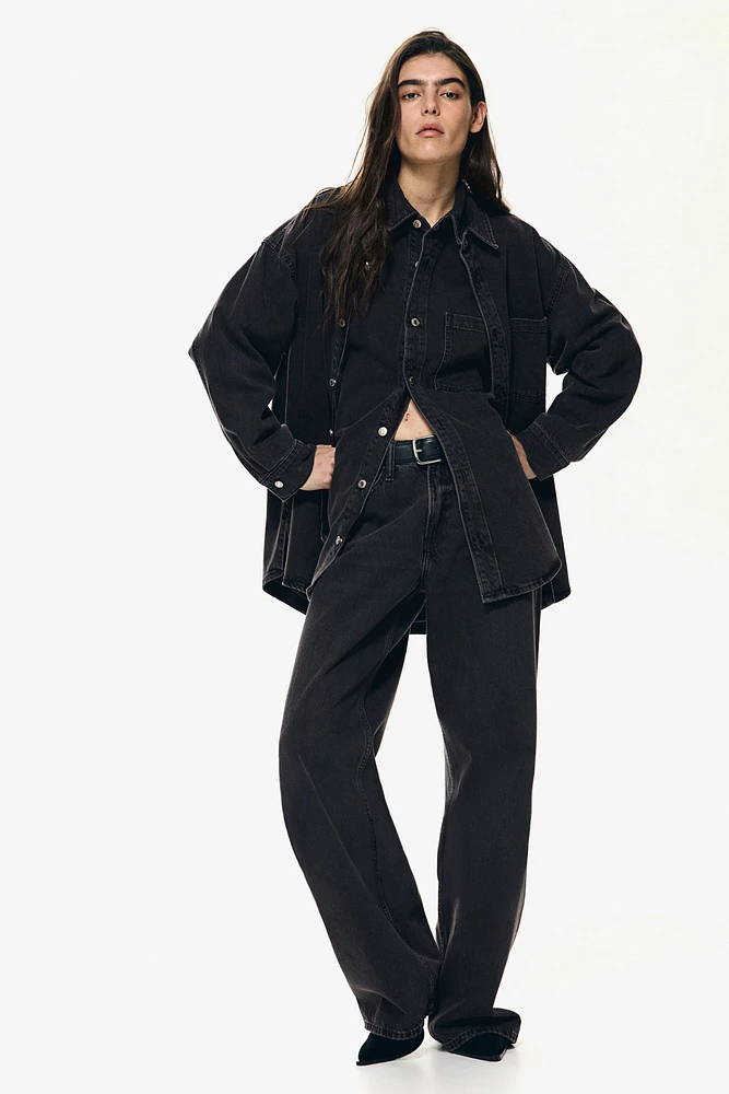 Feather Soft Oversized Denim Shirt