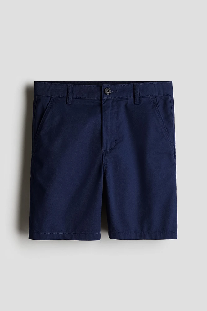Short coutil en coton