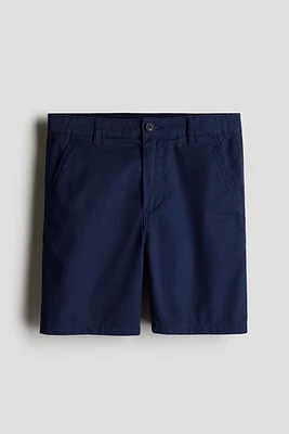 Short coutil en coton