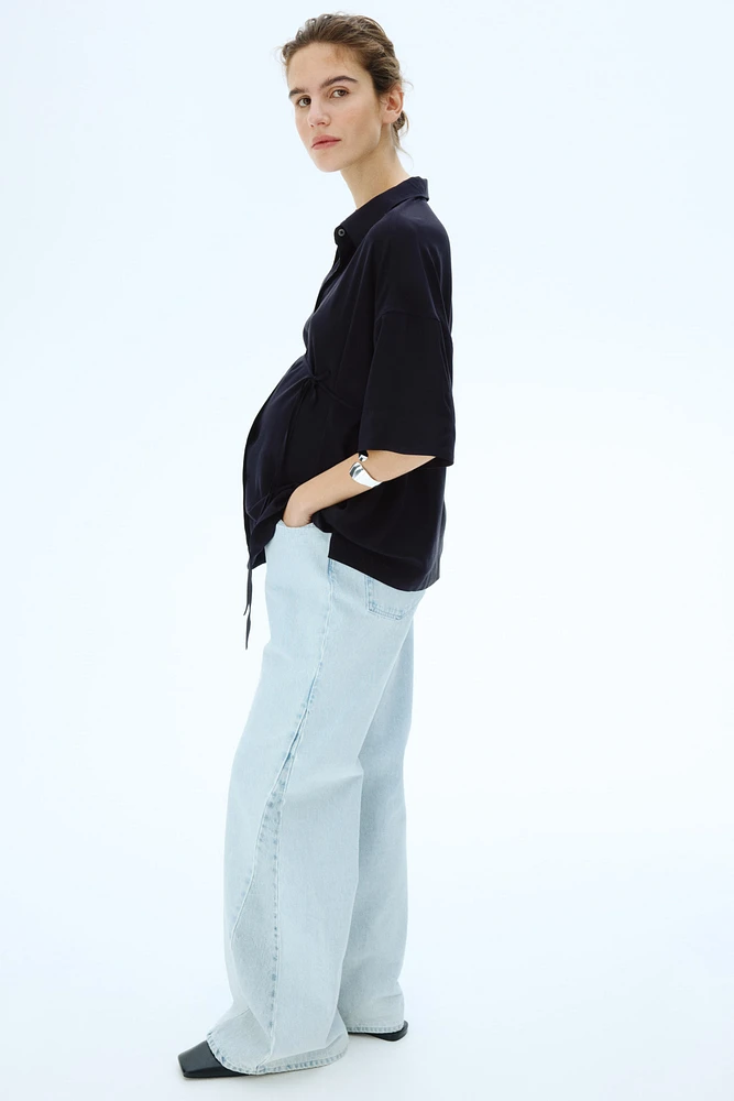 MAMA Chemise Before & After avec ceinture à nouer