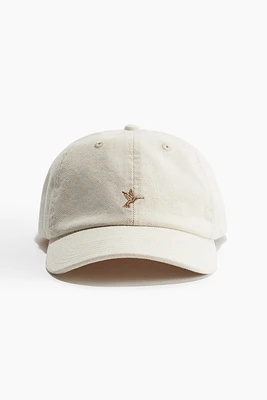 Cotton Cap with Embroidery