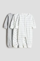 Lot de 3 pyjamas en coton