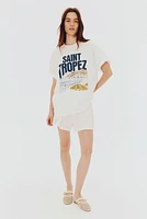 Oversized T-Shirt with Motif