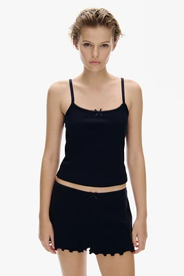 2-Piece Ribbed Jersey Set