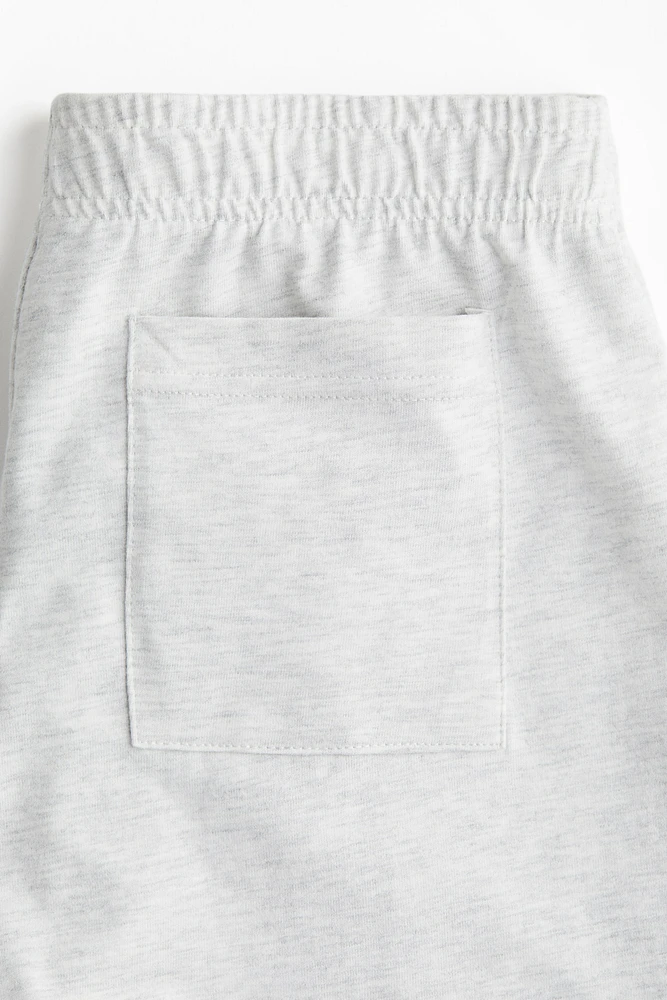 Short en coton avec taille élastique