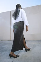 Denim Maxi Skirt