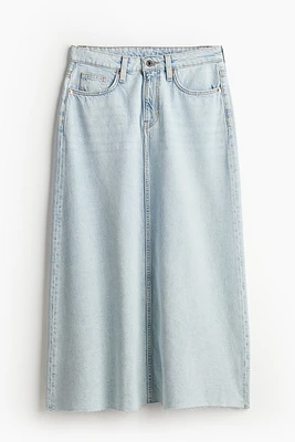 Feather Soft Denim Skirt