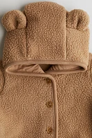 Veste en tissu peluche