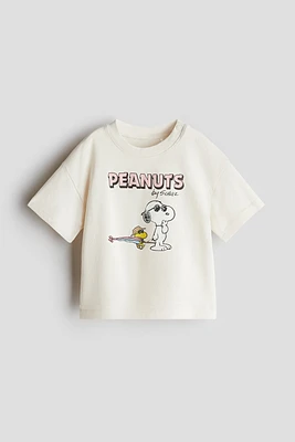 T-Shirt with Printed Motif