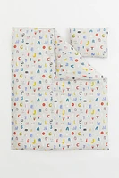 Printed Cotton Duvet Cover Set