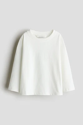 Long-Sleeved Pima Cotton T-Shirt